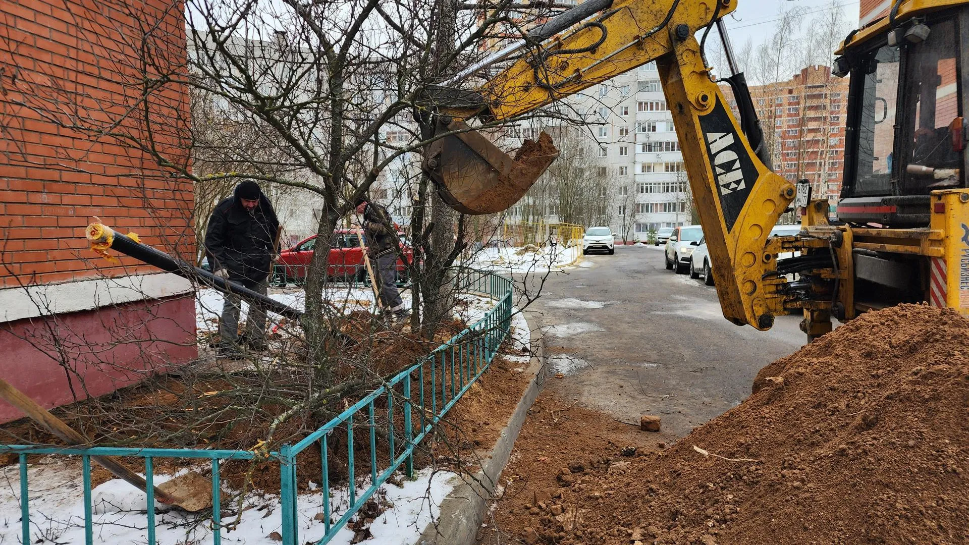 Во Фрязине завершились работы по прокладке нового водопровода