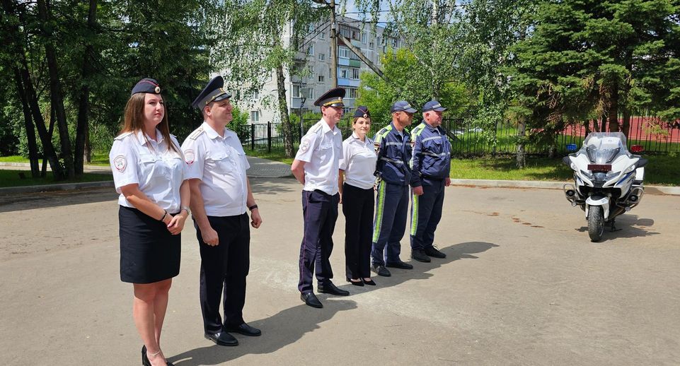 Луховицкие госавтоинспекторы напомнили детям о правилах дорожного движения
