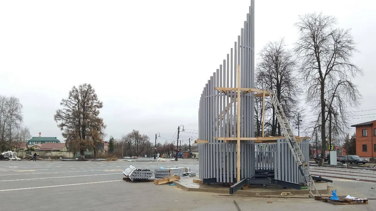 Благоустройство зоны отдыха вдоль Демьяновского проезда в Клину завершили на 73%