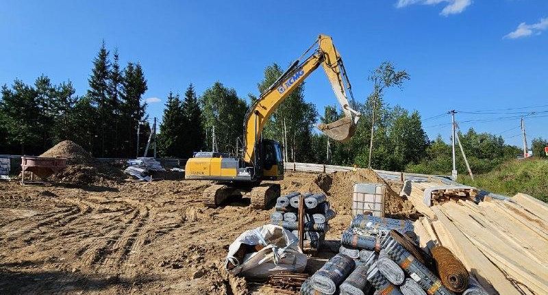 В деревне Мисирево в Клину возводят новый фельдшерско-акушерский пункт