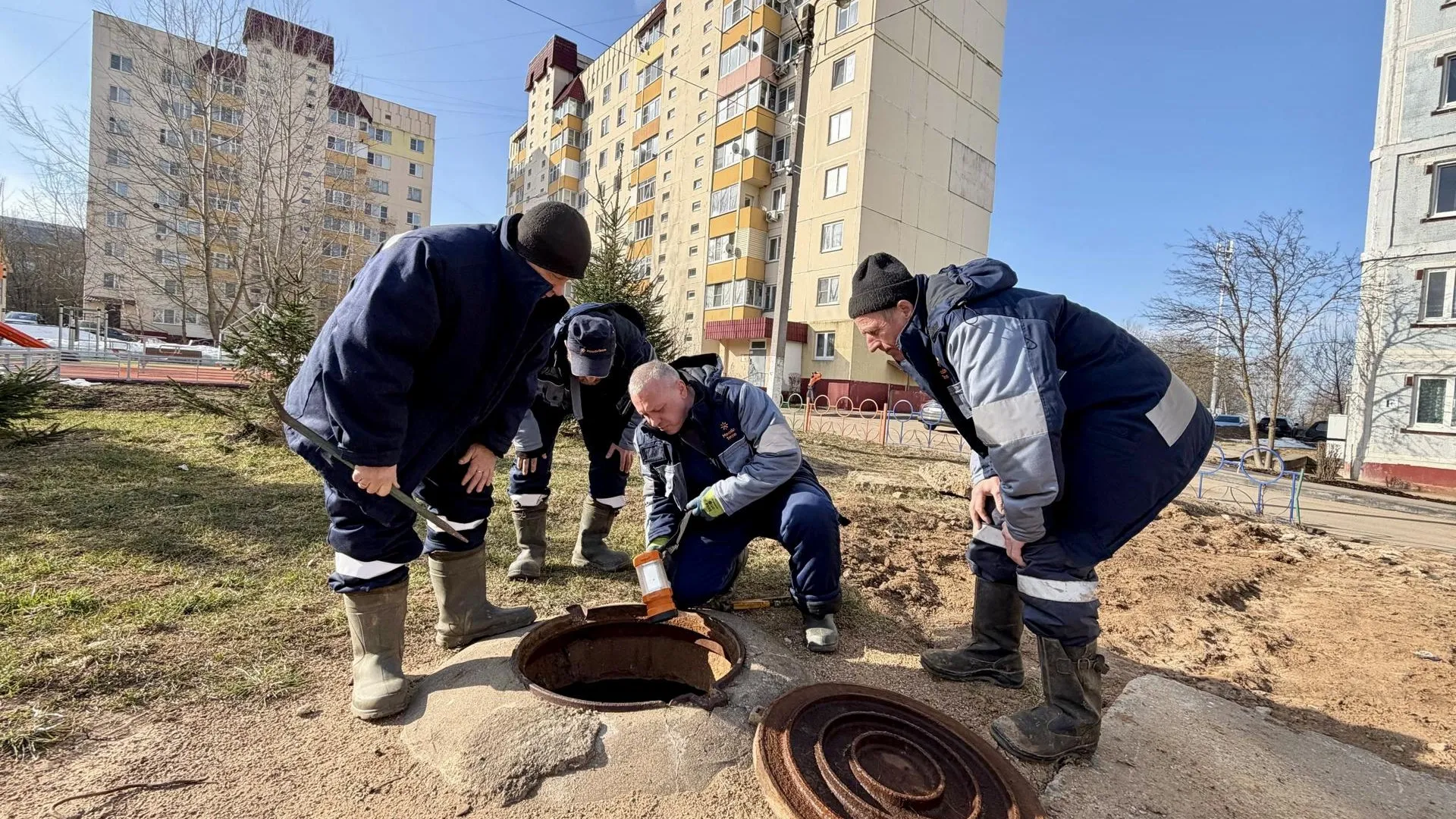 В Можайском округе усилили контроль за теплосетями в паводок