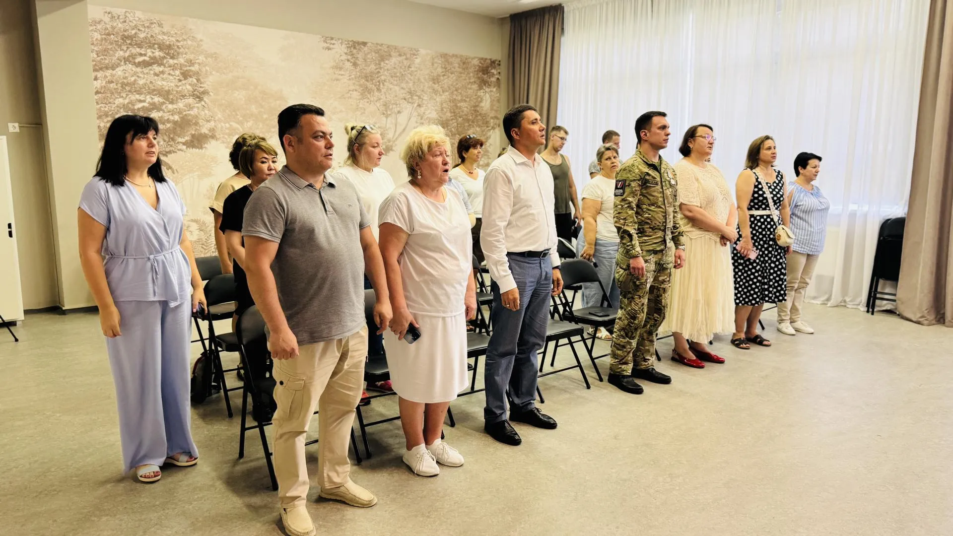 В Химках провели встречу в память о летчике Викторе Талалихине