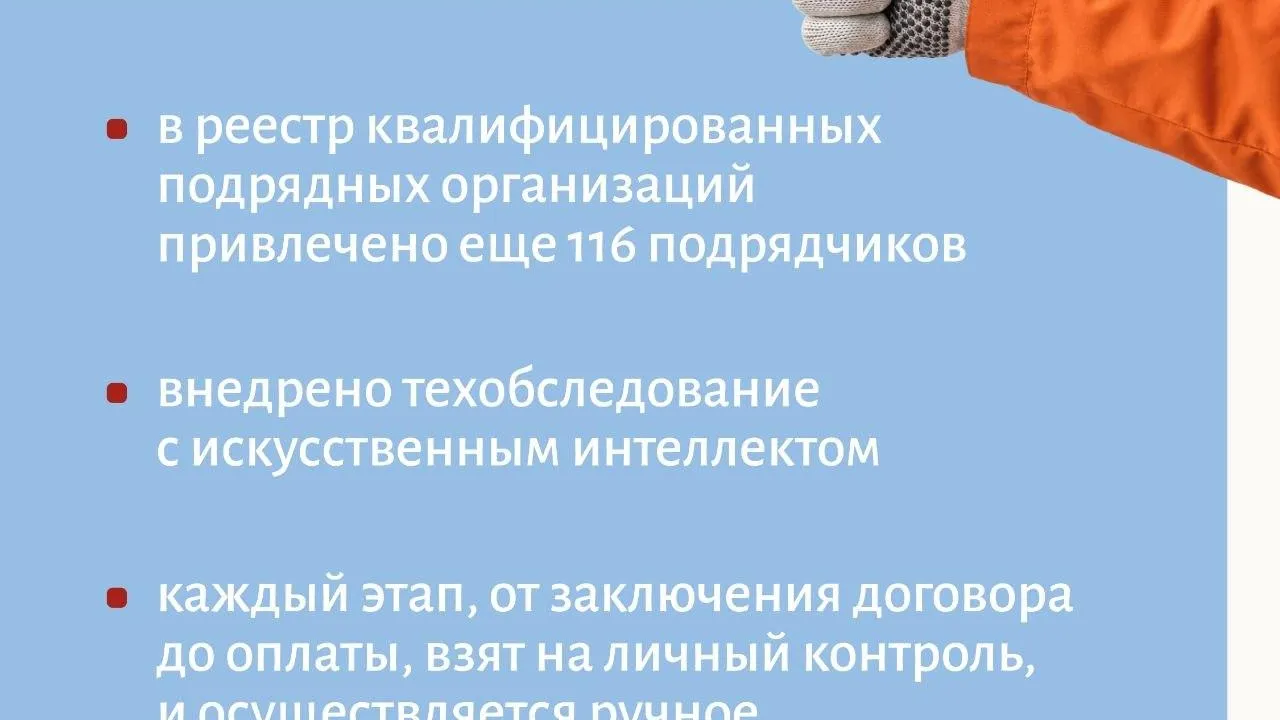 В Подмосковье завершили капитальный ремонт 622 домов