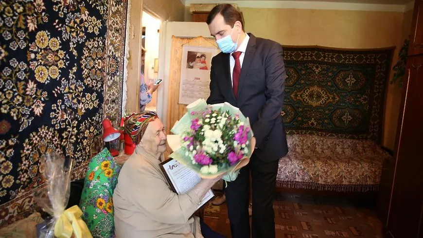 Глава Щелкова поздравил жительницу округа со 101‑летием