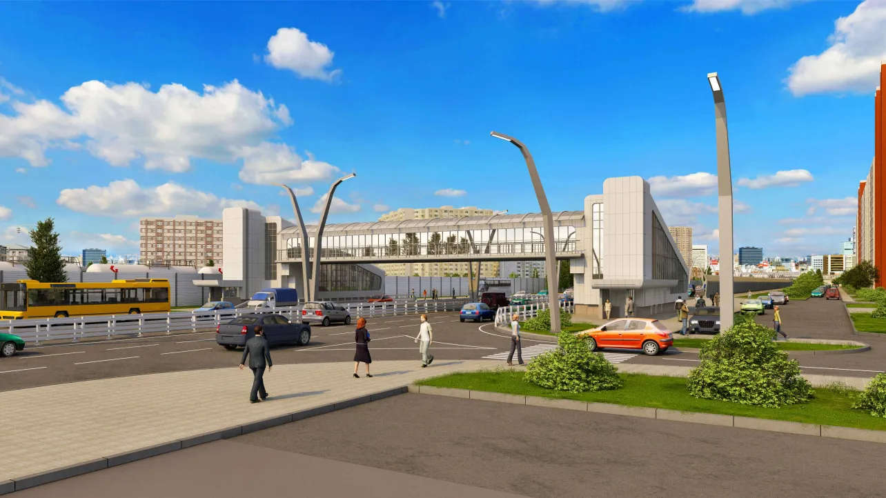 Десятков: 2 пешеходных перехода будет построено в рамках продления ул Валаамской