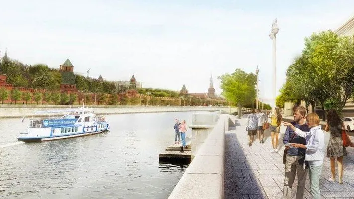Реконструкцию московских набережных завершат до 2023 года