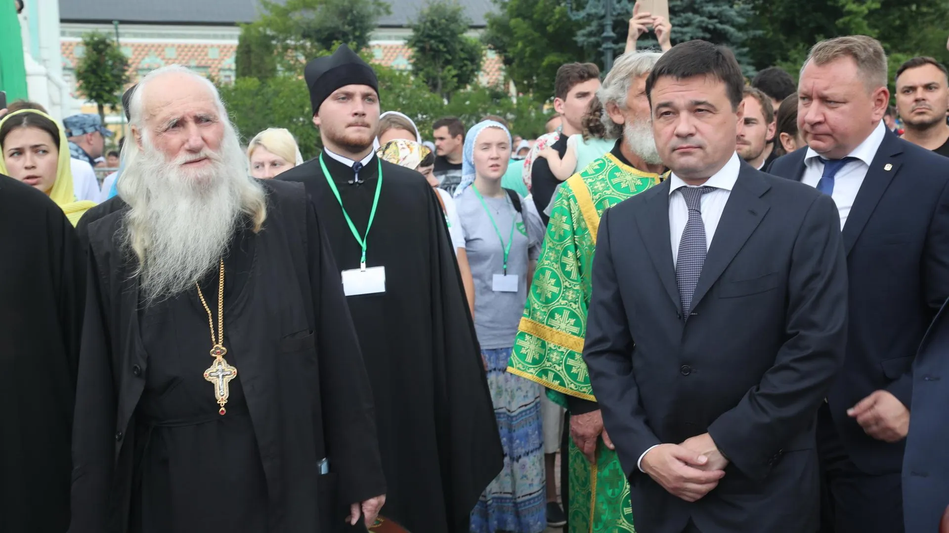 Воробьев поздравил православных с праздником обретения мощей Сергия Радонежского