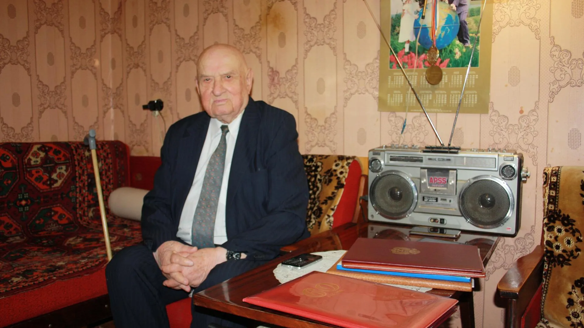 Андрей Петрович Волох, ветеран Великой Отечественной войны, 98 лет.
