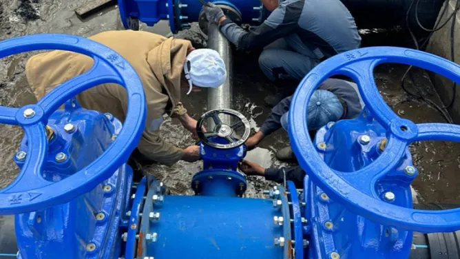 Работы по улучшению водоснабжения провели сотрудники Раменского водоканала
