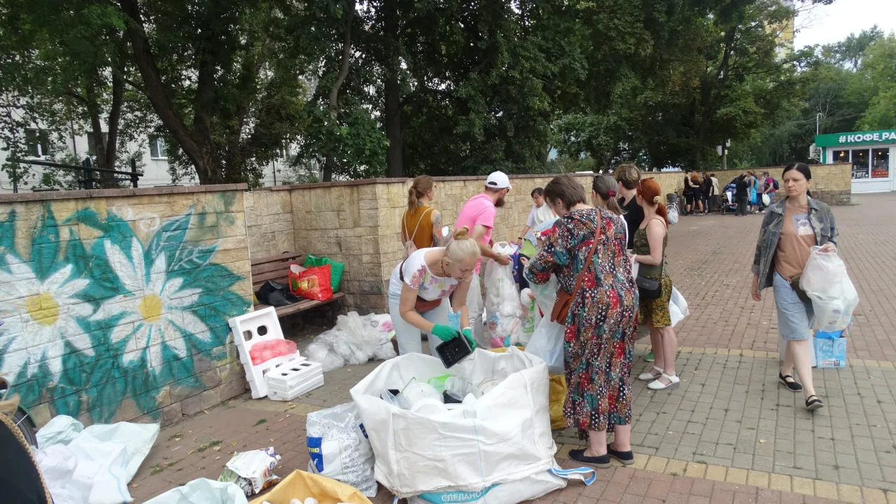 В Раменском состоялась очередная акция по раздельному сбору бытовых отходов