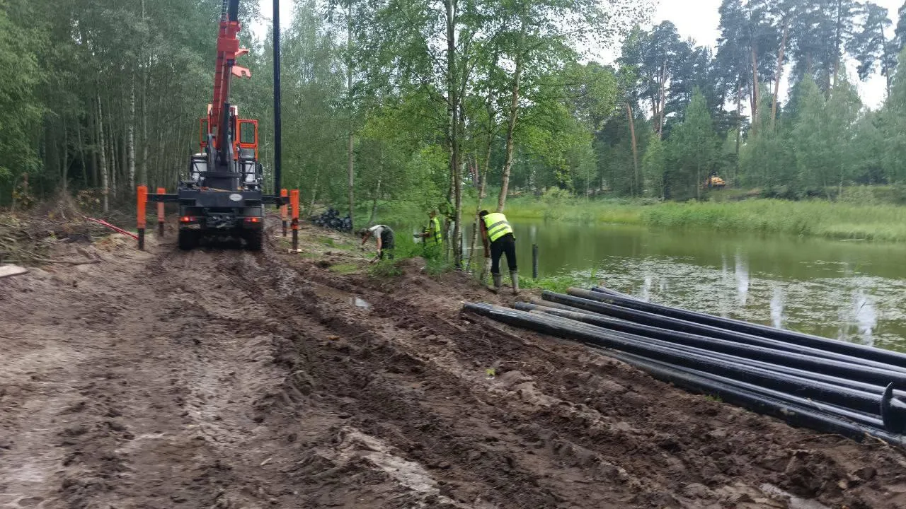 В Орехово-Зуеве продолжаются работы по благоустройству Парковского леса