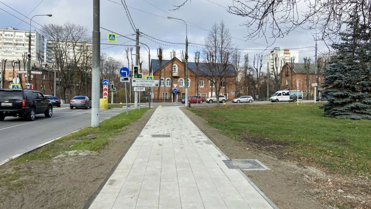 Благоустройство завершилось на центральных улицах Видного