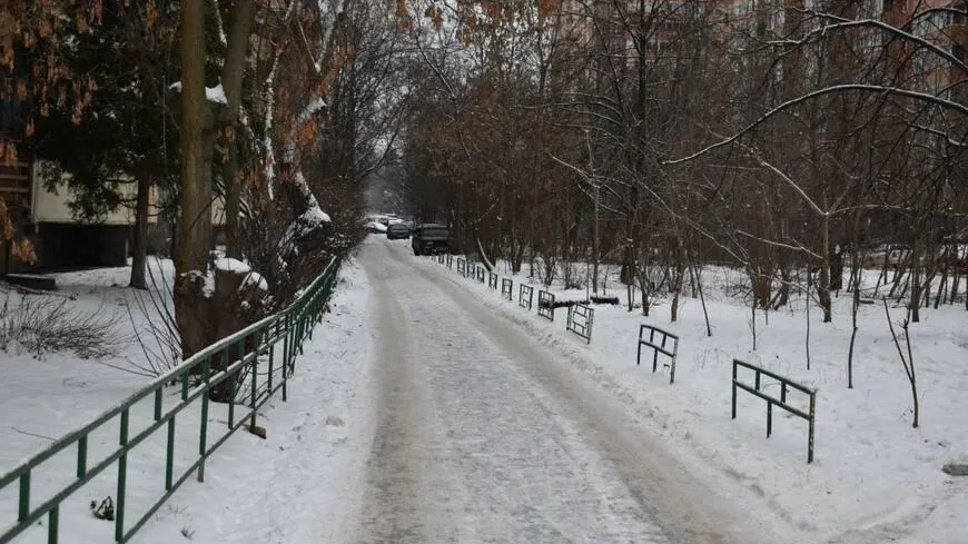 Во дворе дома в микрорайоне Павлино Балашихи высадят деревья и установят ограждения