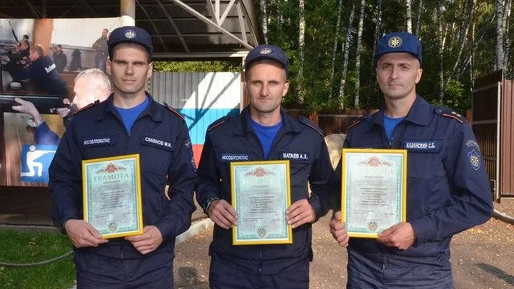 Пожарный из Королева вошел в тройку лучших спасателей Подмосковья