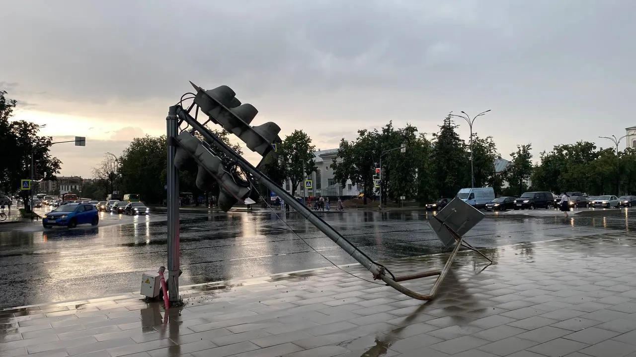 Псковскую область накрыла непогода
