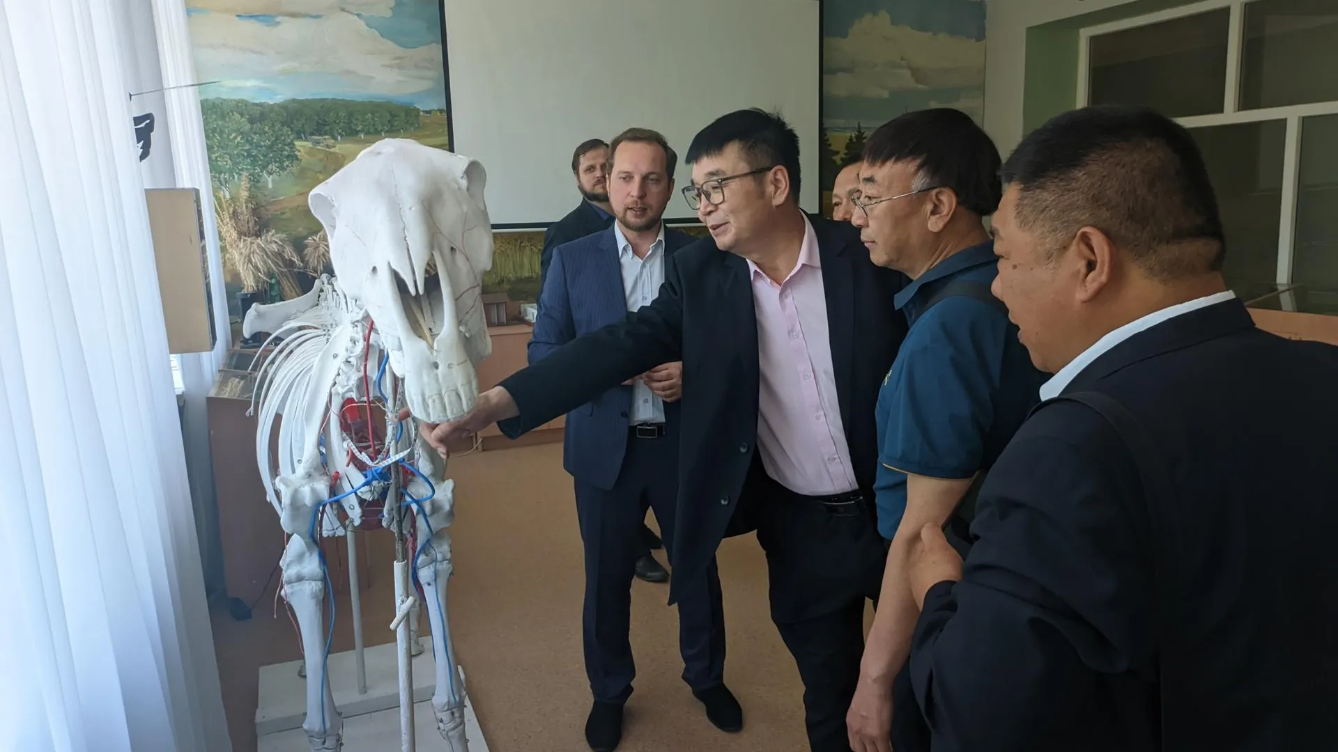 Делегация сельскохозяйственного института Китая посетила Коломну