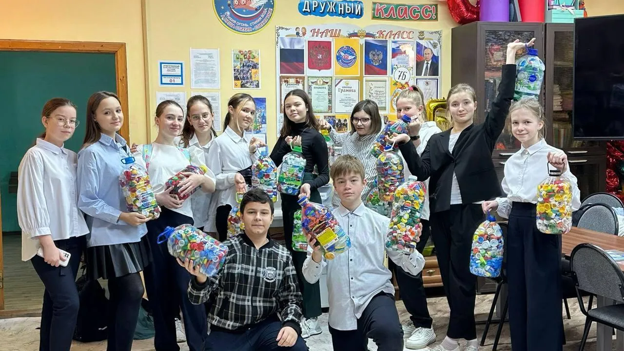 Регоператор Чеховского кластера собрал более 2 тыс пластиковых крышечек в ноябре