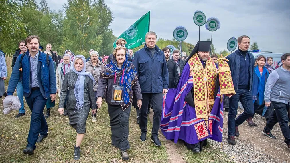 Главы Одинцовского округа и Красногорска приняли участие в Елисаветинском крестном ходе