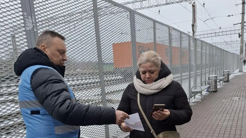 На железной дороге в Чехове провели рейд по безопасности