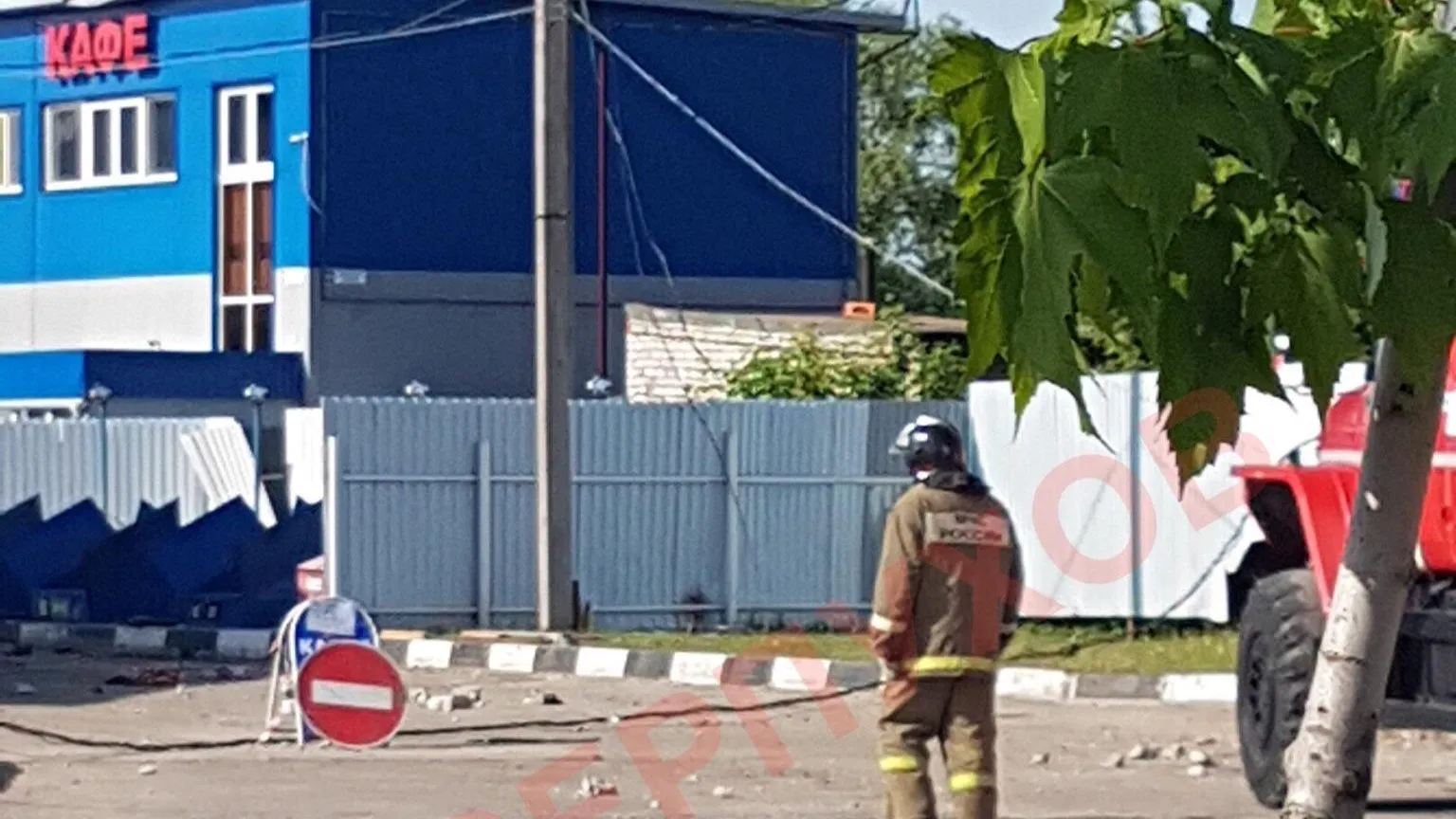 Следователи выехали на место происшествия на АЗС в Серпухове