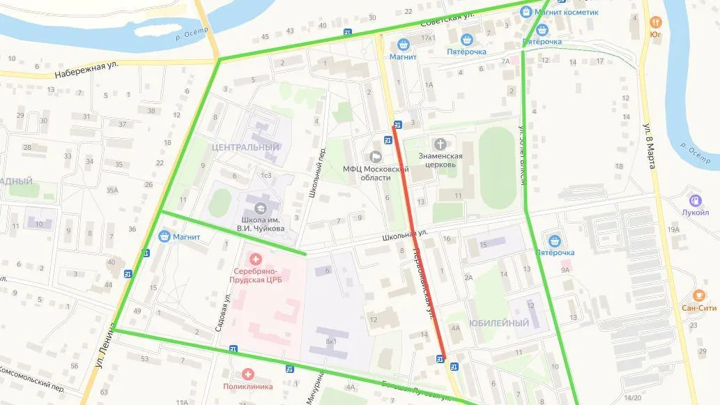 В Серебряных Прудах временно ограничат движение машин в пятницу