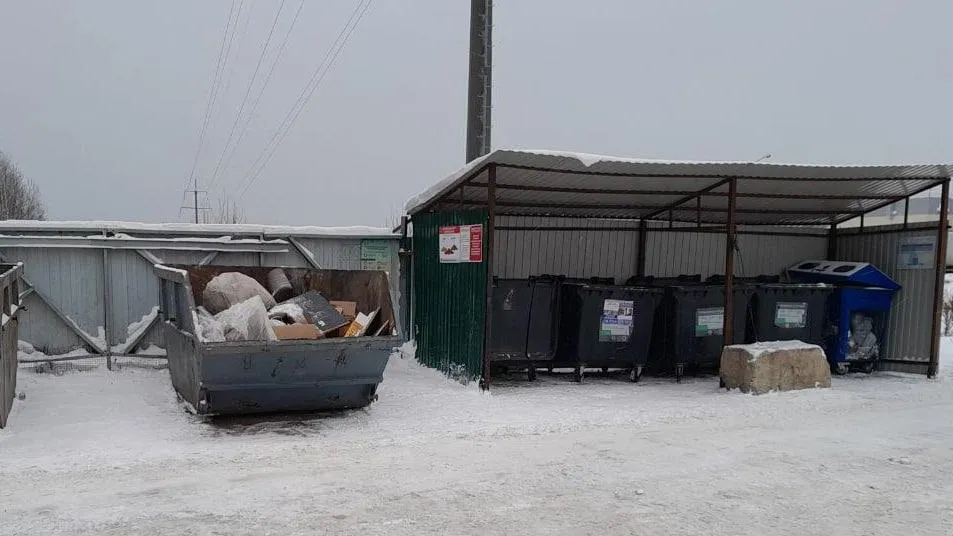 Контейнерную площадку на Октябрьской улице в Ногинске привели в порядок
