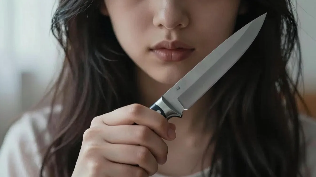 Вооруженная кухонным ножом юная школьница напала на учителя в Москве