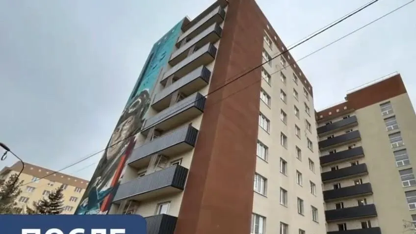 Подмосковные строители восстановили дом на улице Покрышкина в Мариуполе