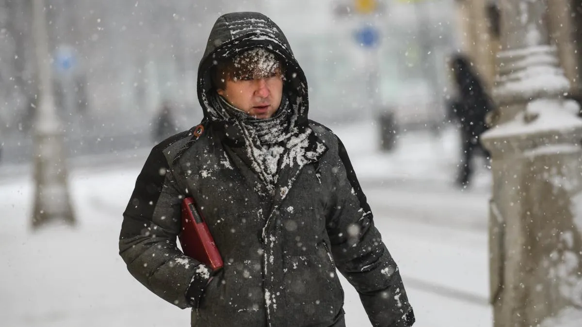 Около 0 градусов и снегопад ожидает жителей Московского региона в воскресенье