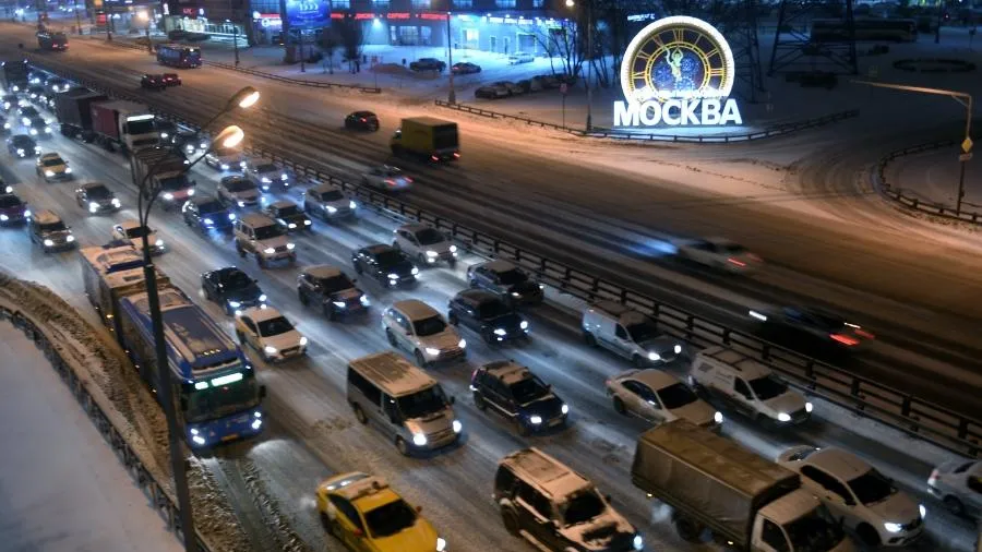 8-балльные пробки наблюдаются вечером в среду в Москве