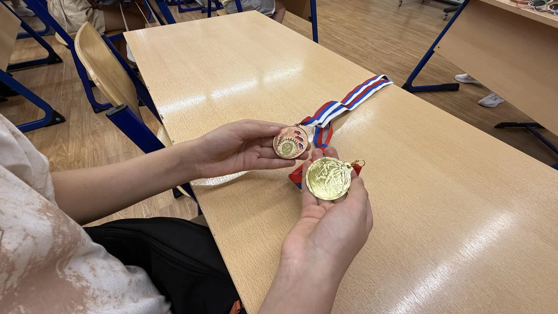 Олимпийская призер Коростелева встретилась с детьми в Люберцах