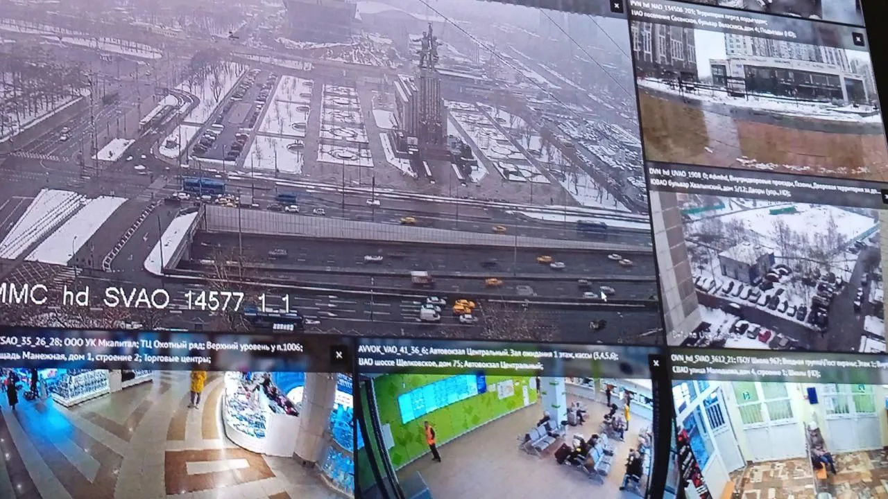 Около 2 тыс преступлений раскрыли с помощью камер в Москве в 2025 году