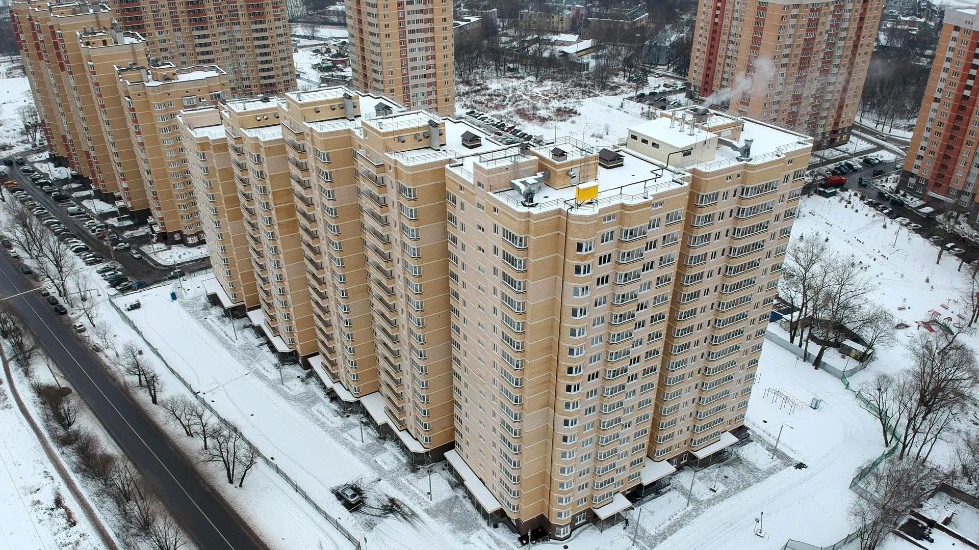 Жилой дом построили в микрорайоне Хлебниково Долгопрудного