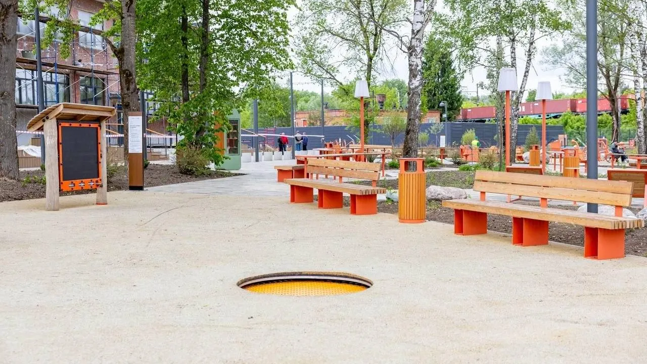 В Ликино-Дулеве завершается благоустройство ЛИАЗ-парка