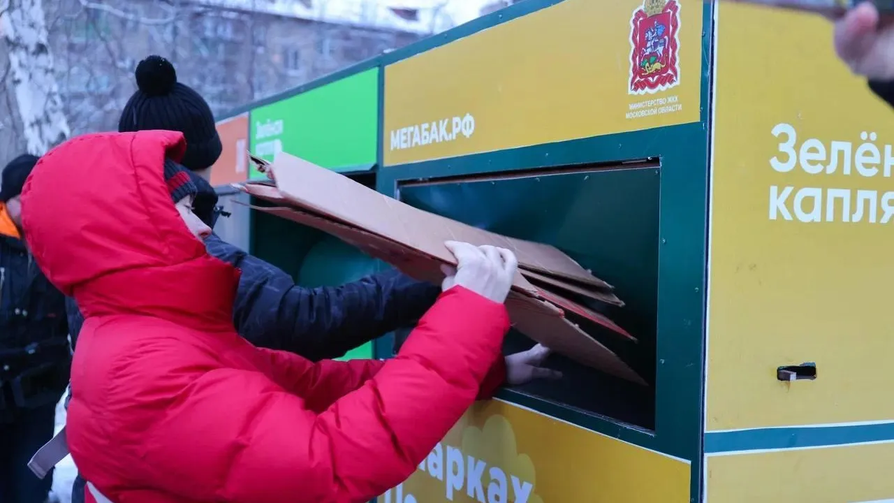 Более 2,3 тыс куб м отходов собрали жители Подмосковья в период новогодних праздников