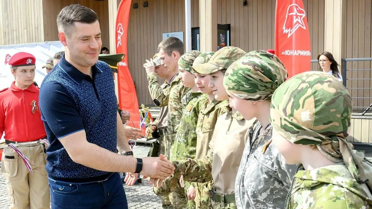 Команда «Фортуна» из Подольска взяла золото на «Гонке героев. Юнармейский прорыв»