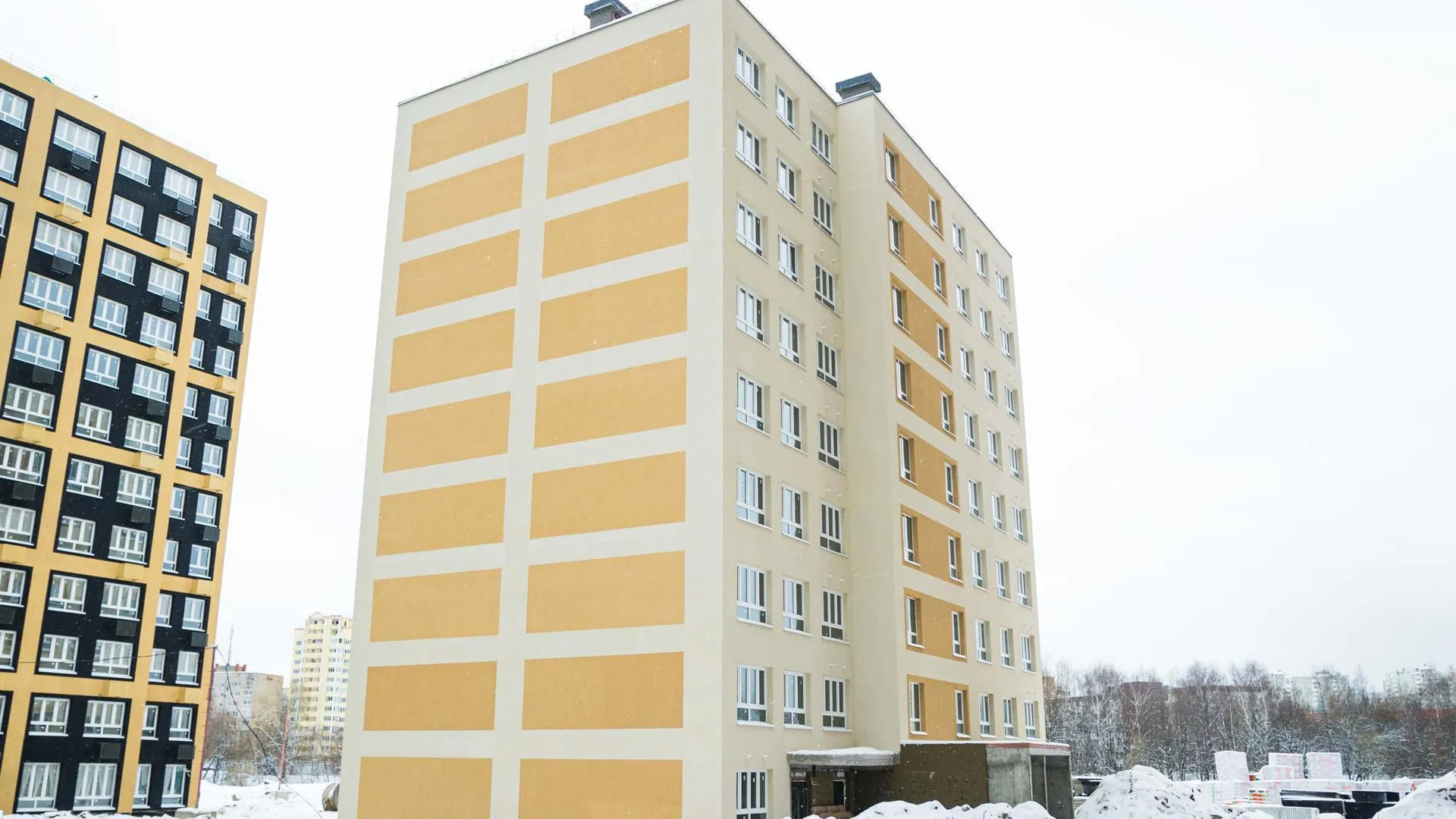 В округе Балашиха продолжается возведение ЖК «Пехра»