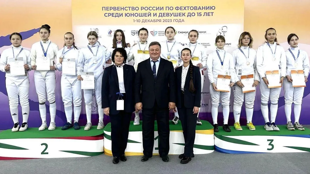 Фехтовальщики из Подмосковья стали победителями и призерами первенства России