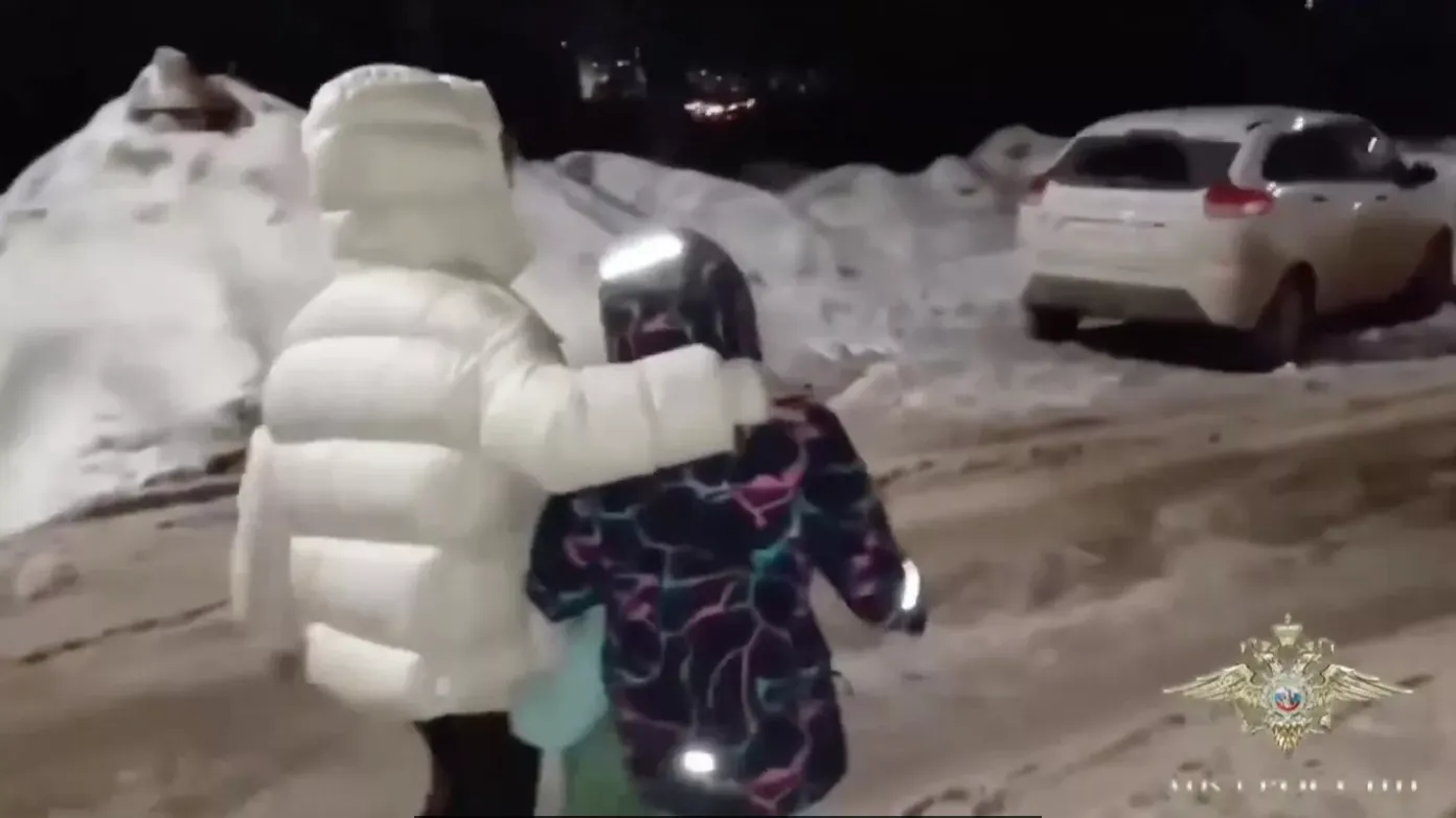 Скриншот с оперативного видео МВД России