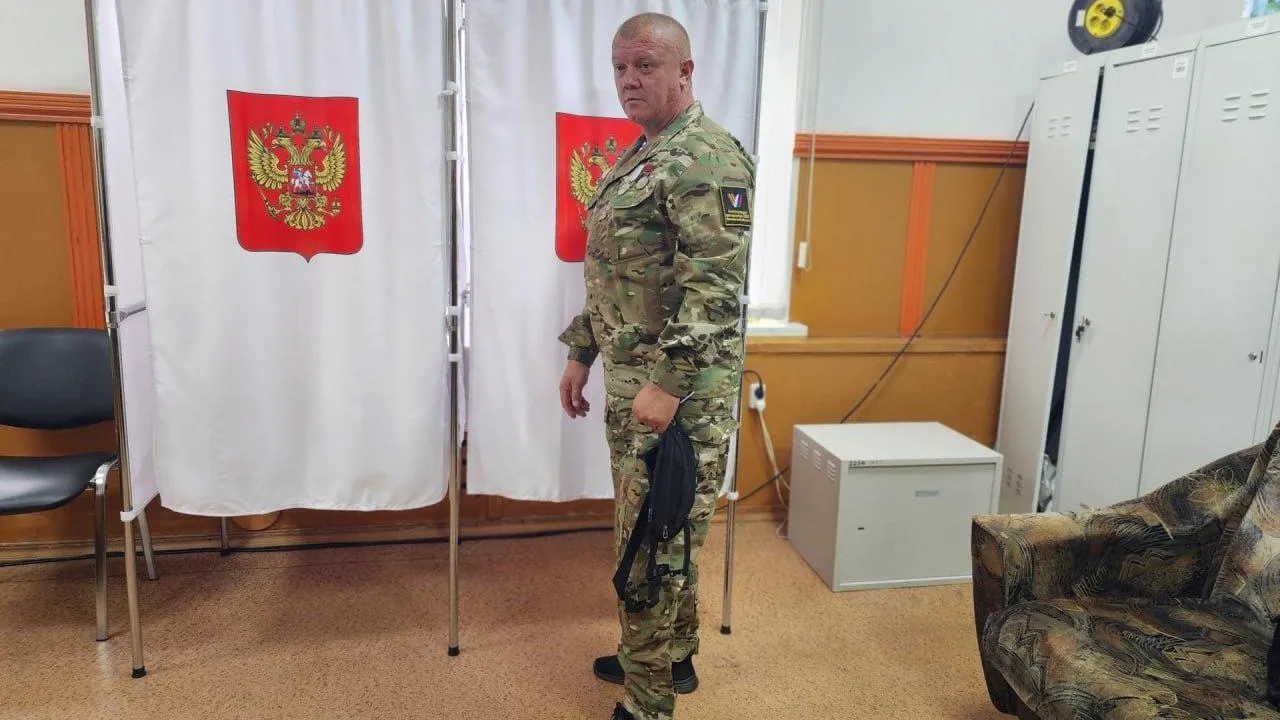Ветеран СВО проголосовал в Павловском Посаде