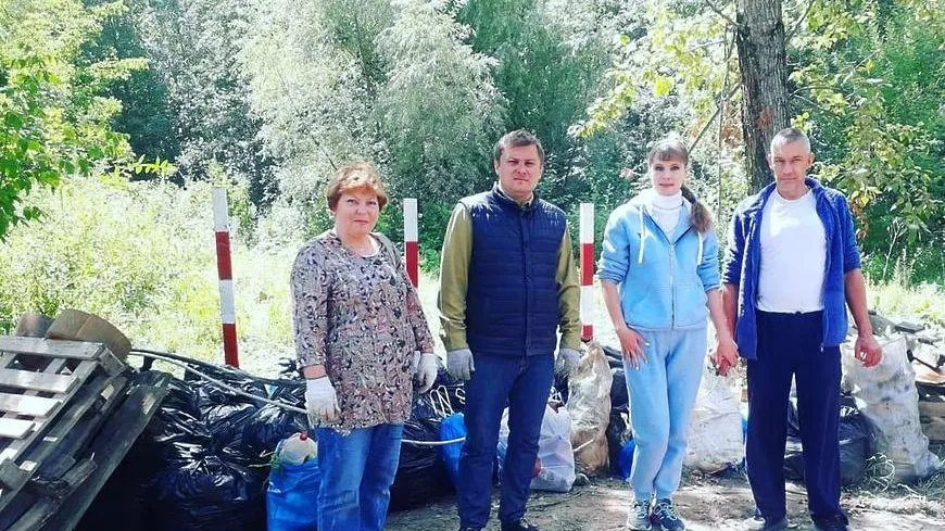 35 мешков мусора собрали во время субботника в Подольске