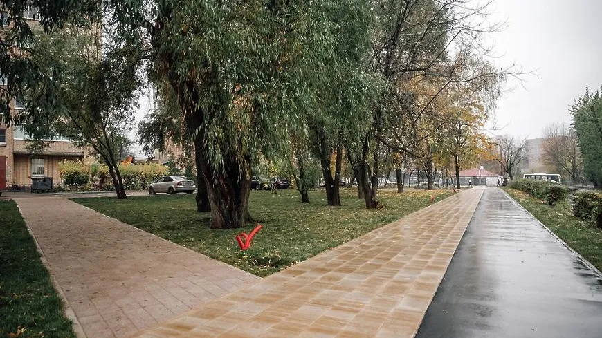 В Щелкове благоустраивают Краснознаменский сквер