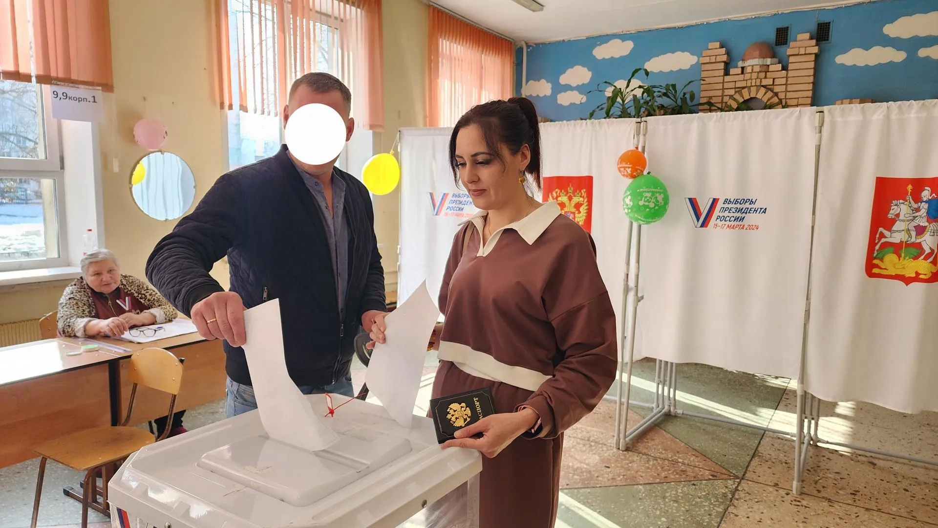 Участник СВО с позывным Зуб проголосовал в Реутове