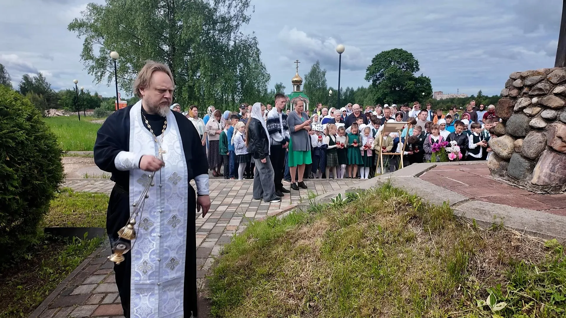 В Клину провели панихиду по погибшим в Старобельске