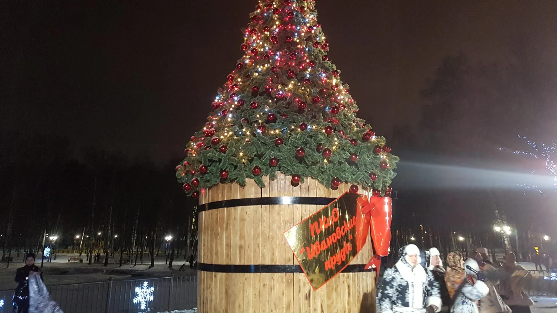 Артисты цирка выступили для жителей Красногорска на празднике в первый день зимы