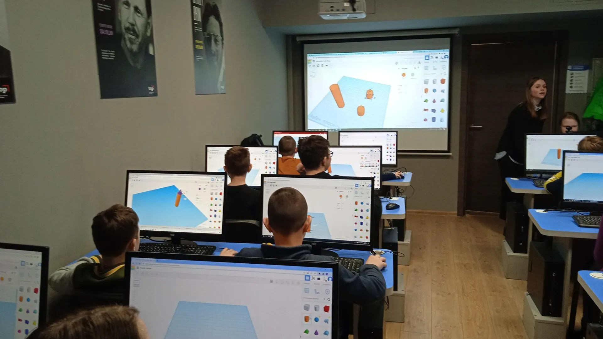 Школьники Жуковского создали замок Хогвартс на мастер‑классе по 3D‑моделированию