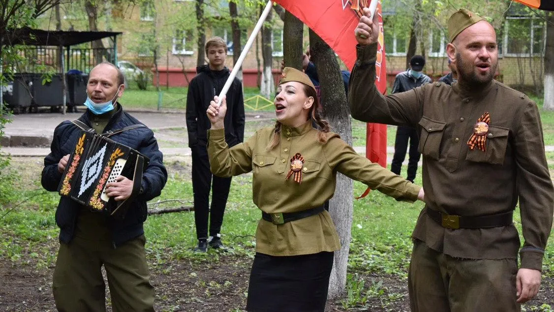 Порядка 1,5 тыс жителей Балашихи поучаствовали в песенной акции ко Дню Победы