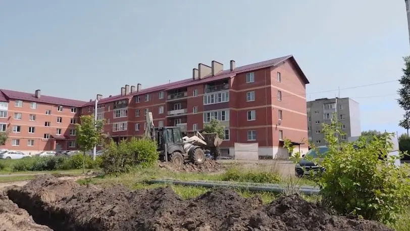 В поселке Верея Орехово-Зуевского округа началось благоустройство сквера