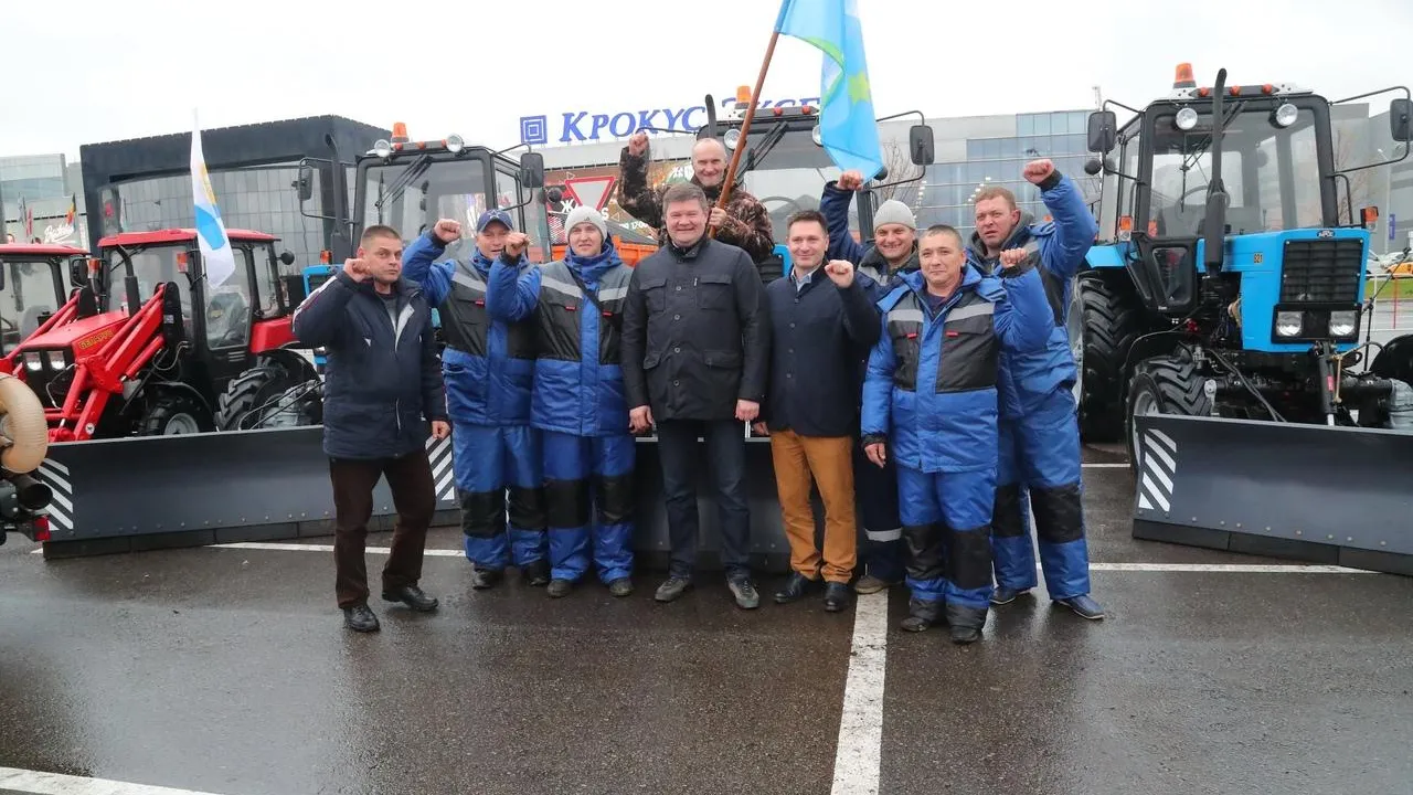 Новая коммунальная техника поступила в Коломну