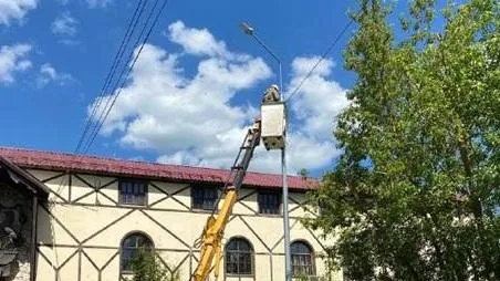 Новая линия уличного освещения появилась на Плещеевской улице в Подольске